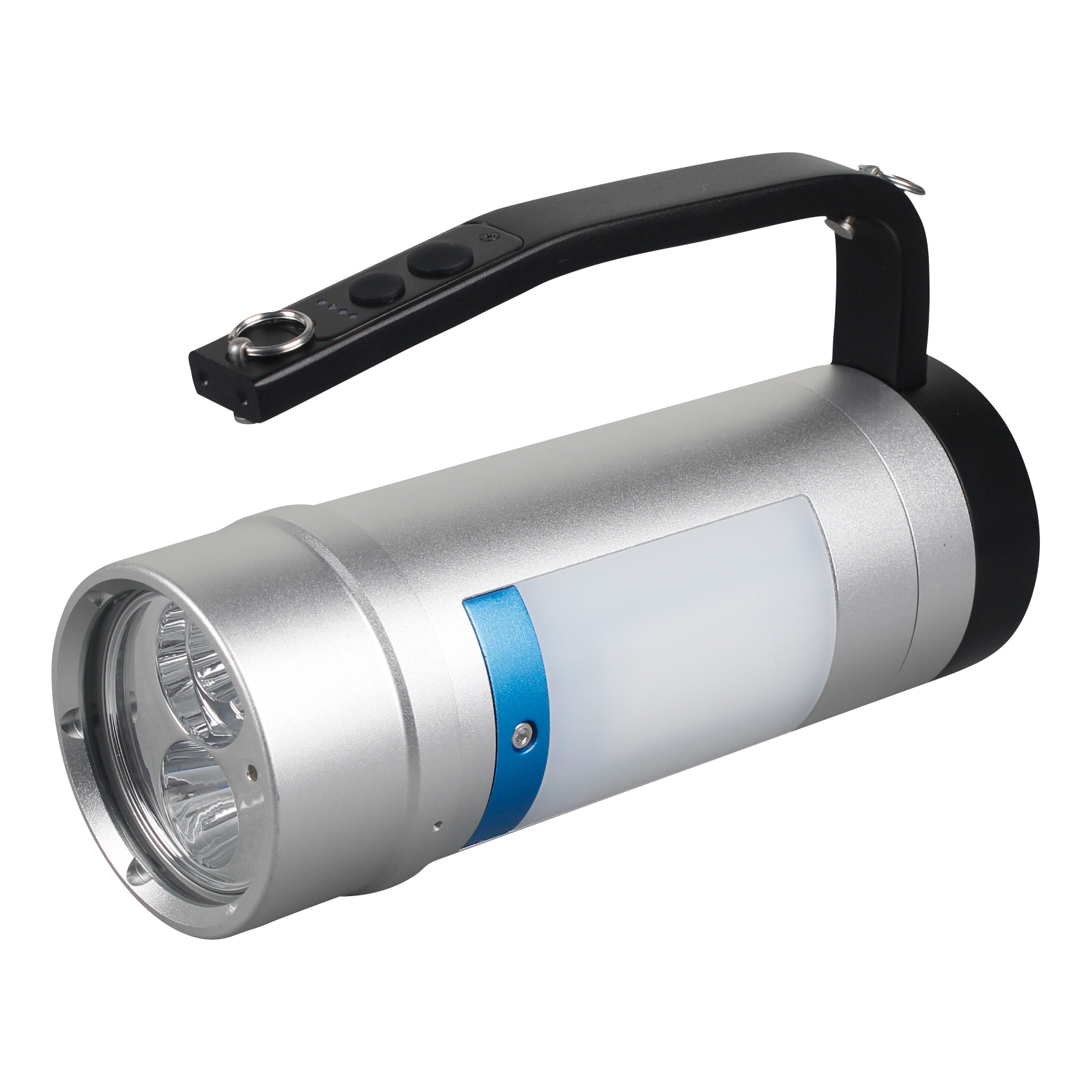 黑钻之光 HZ-T12B DC22.2V 12W IP66/IP68 LED 手提式探照灯（计价单位：套）银色