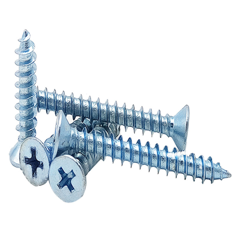 平头十字自攻螺丝钉木螺钉加硬自攻钉高强度平头螺钉m3 m4 m5 3*8(500