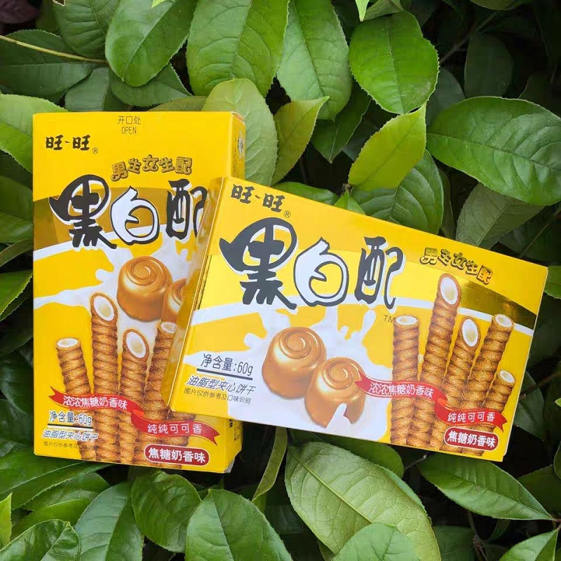 旺旺 黑白配(牛奶糖味)60g