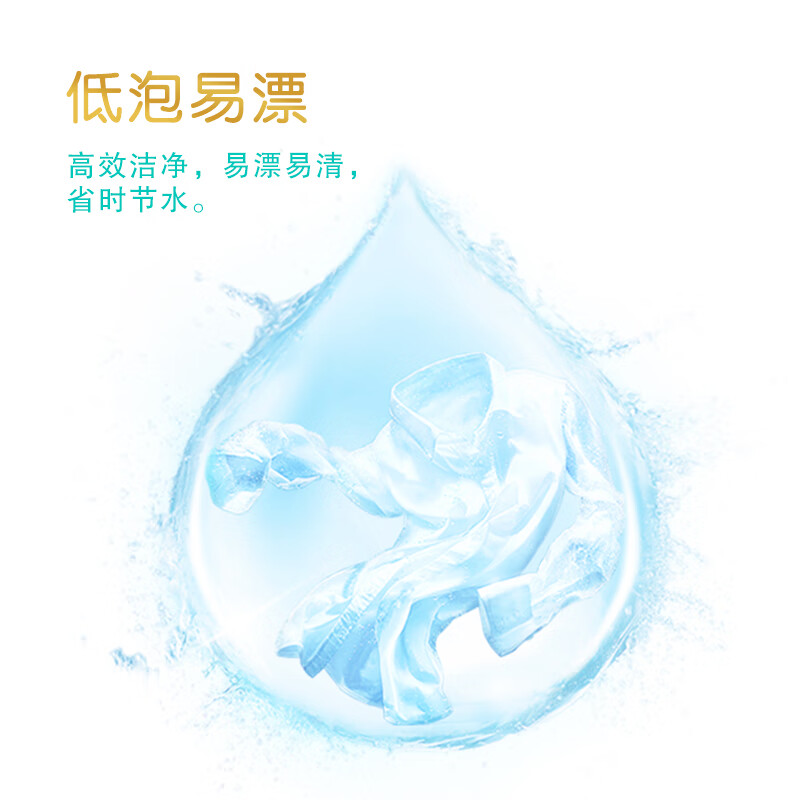 超能 植翠洗衣液(时尚炫彩) 薰衣草香 2kg*1袋 天然椰油 低泡易漂高清大图