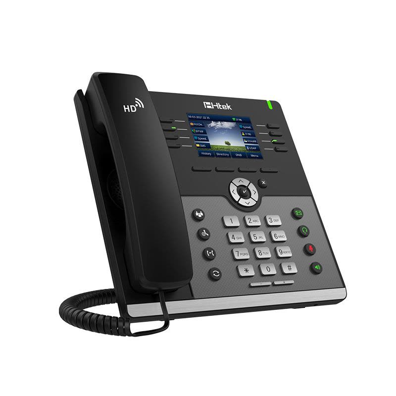 HHtek千兆彩屏话机UC924U 含POE不带电源图片