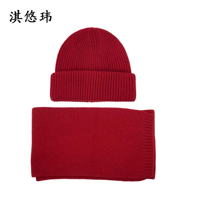 淇悠玮 送温暖围脖帽子套装 QYTZ04 套高清大图