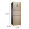 三星(SAMSUNG)BCD-265WMTISK1三门冰箱 280L 智能变频风冷无霜 宽带变温 全环绕气流 日曜金