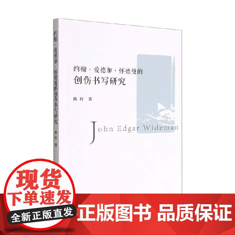 约翰 爱德加 怀德曼的创伤书写研究 陈红 著 文学高清大图
