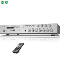 索爱 吸顶喇叭音响套装 音箱蓝牙功放机天花吊顶音响家庭广播定压背景音乐嵌入式5/6英寸店铺餐厅影响 功放+6个6.5寸