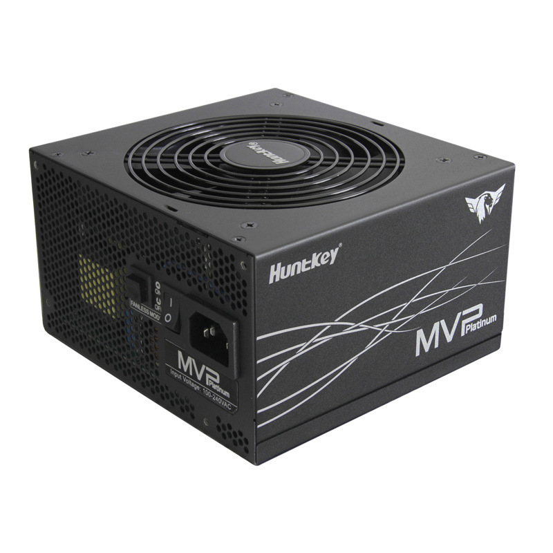 航嘉MVP P850白金全模组电脑台式机额定功率850W全模组超静音电源