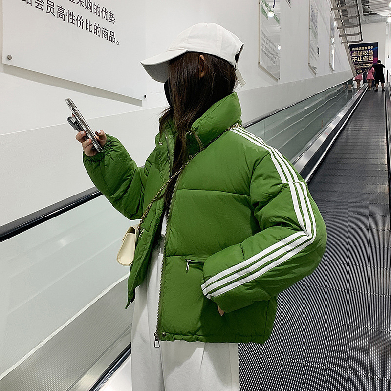 棉衣女士冬季短款小个子加厚羽绒棉服宽松洋气韩版面包服棉袄外套