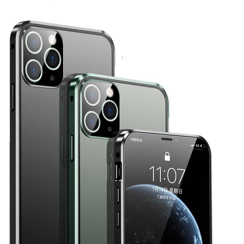 [型号可选]圣幻 iphone13/12promax/mini手机壳11pro自带镜头圈苹果11双面玻璃全包防摔潮牌透明高清大图