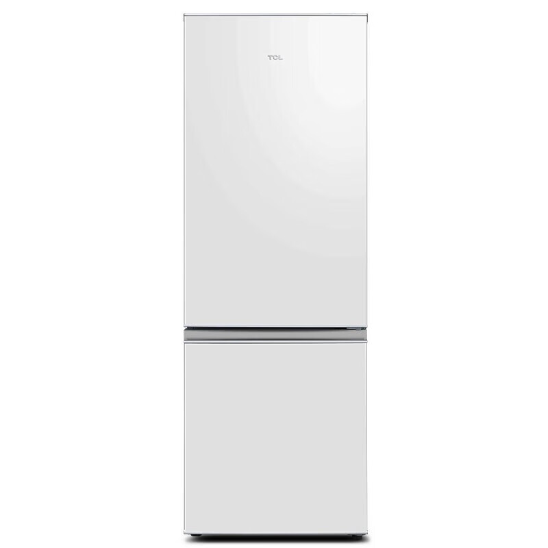 TCL 冰箱186升大冷藏室 快速制冷环保材质小冰箱 强劲冷冻 BCD-186C(闪白银)