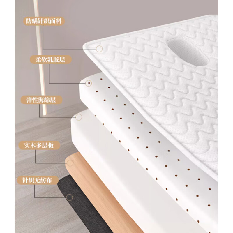 晋舰美容床理疗床推拿按摩床针灸床乳胶款原木腿灰垫190*80cm带柜高清大图