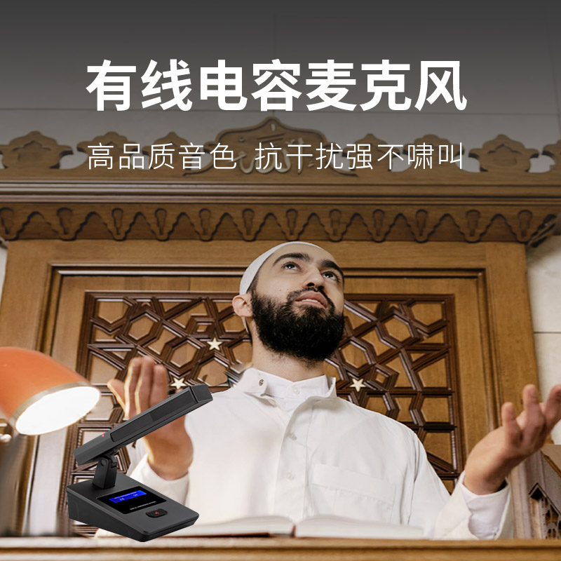 润普Runpu 会议音频扩声系统 专业有线电容麦克风会议话筒 会议演讲主持鹅颈麦RP-S-DYX515高清大图