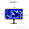 AOC U27P10 4K超清 窄边框 显示器 IPS屏纤薄窄边框办公电脑屏幕 游戏电竞高色准PS4 27英寸