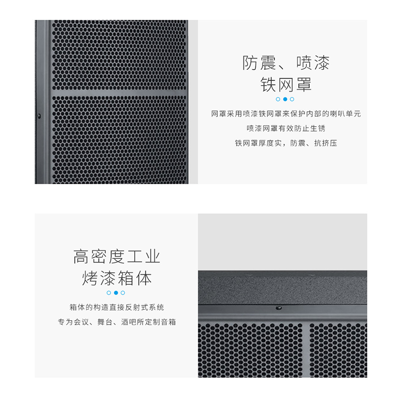 润普RP-HYX610 国产化音视频会议室展厅教室礼堂报告厅10英寸全频会议音响/音箱/喇叭扬声器高清大图