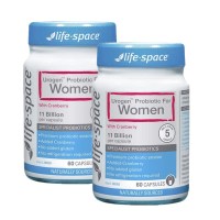 Life Space女性蔓越莓益生菌60粒【2瓶】瓶装膳食营养补充剂