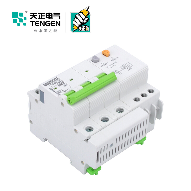 天正电气瑞彩系列 TGBHLE-32 空气开关 3P D32A 30mA 335022300378 微型漏电保护断路器