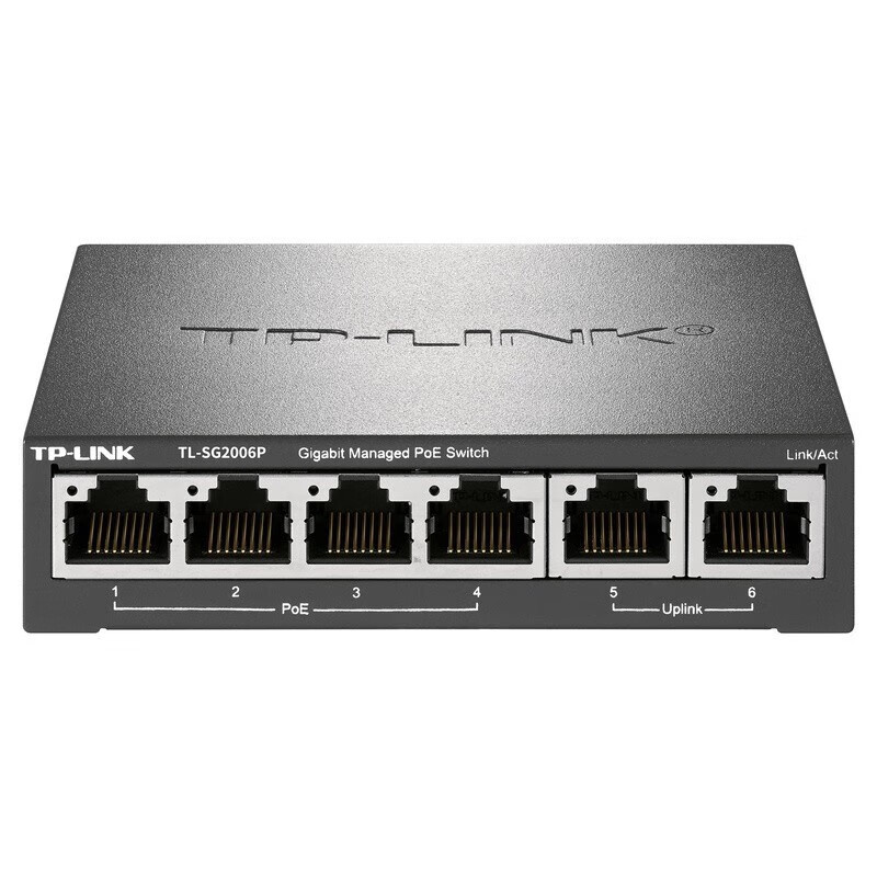 TP-LINK_6口全千兆简单网管POE交换机 TL-SG2006P(单位:个)货期3天