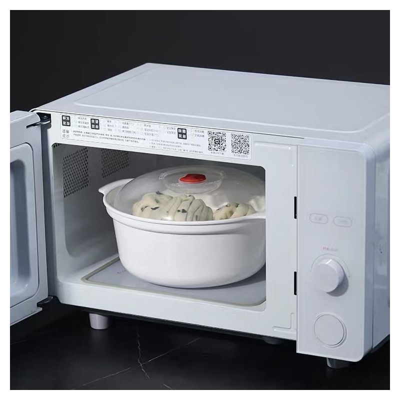 微波炉专用碗 加热饭盒保鲜盒塑料 大号圆形带盖便当盒泡面碗套装