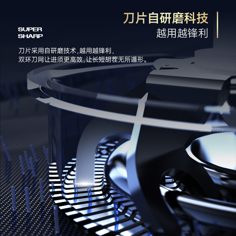 倍想 电动剃须刀G500SE高清大图