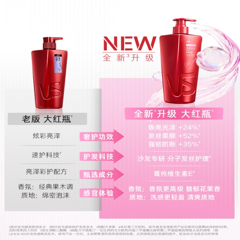 沙宣水润去屑洗发水750g750g*2瓶