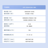 海尔空调(Haier)1.5匹 新1级能效 KFR-35GW/C200-1套机