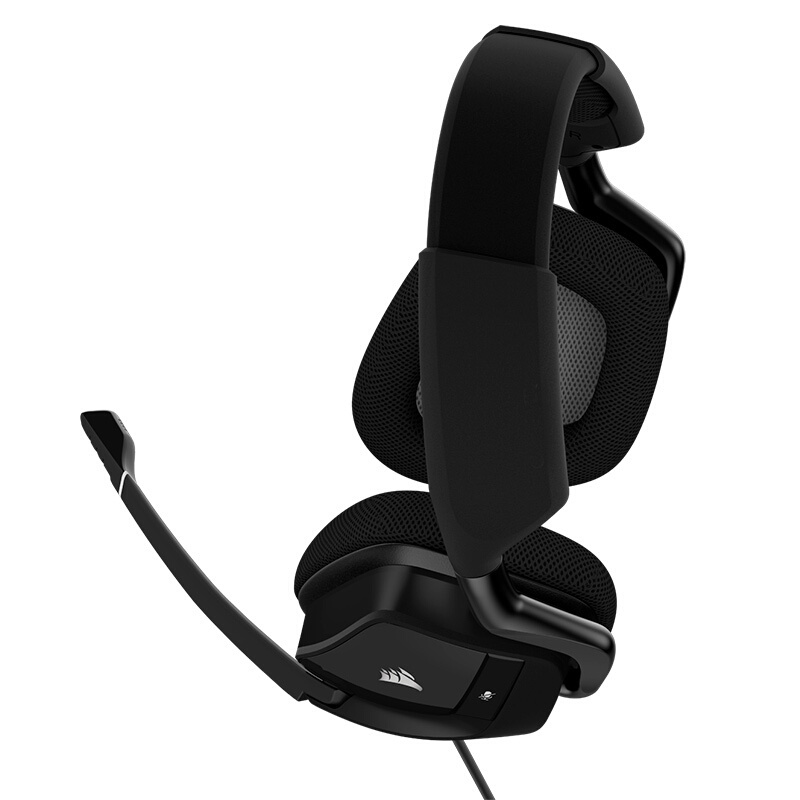 美商海盗船(USCorsair) VOID PRO RGB灯效 电脑手机绝地求生吃鸡游戏电竞耳麦耳机 有线版 黑色