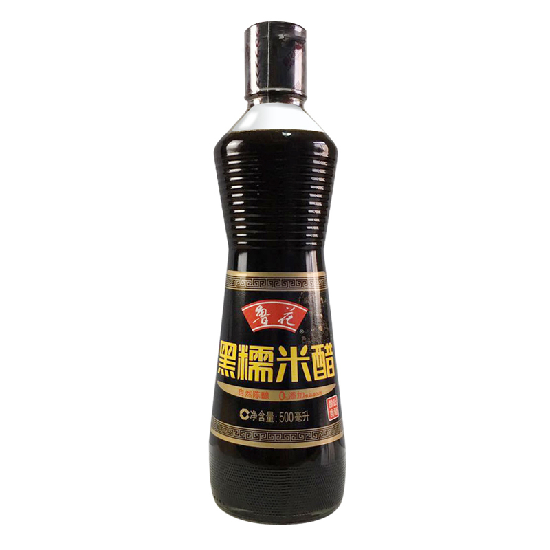 鲁花黑糯米香500ml3组合糯米醋调味品自然陈酿固态发酵糯米香醋参数