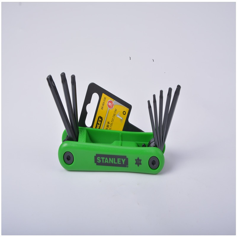 史丹利 8件套折叠花形扳手 T9-T40 69-263-23C