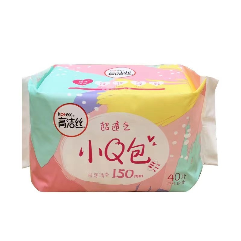 高洁丝小Q包丝薄护垫清香型 40片*5包