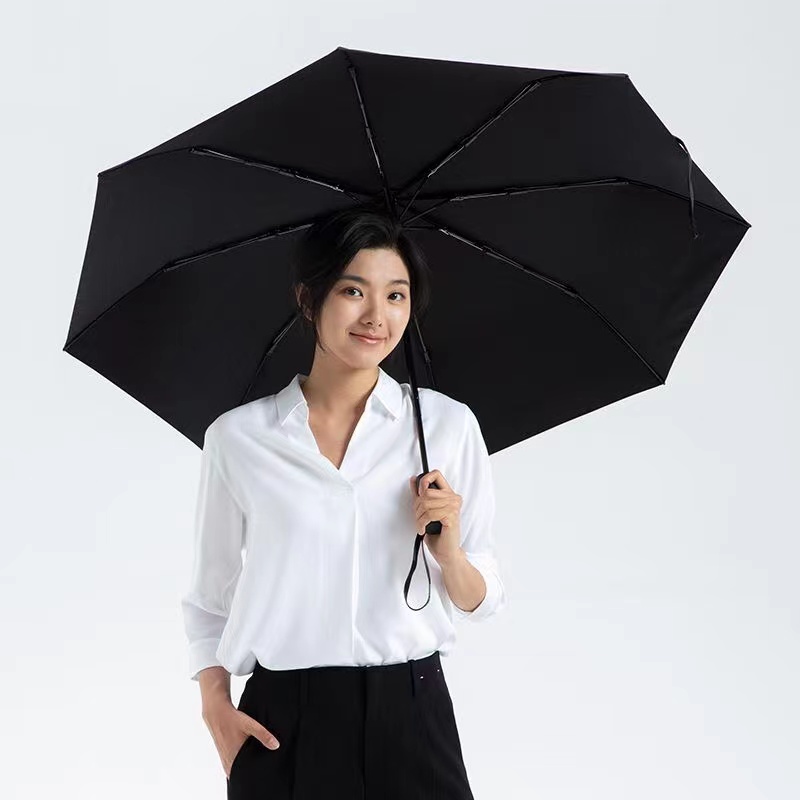 [官方旗舰店]日常元素自动折叠伞 晴雨两用男女双人太阳伞学生防晒高清大图