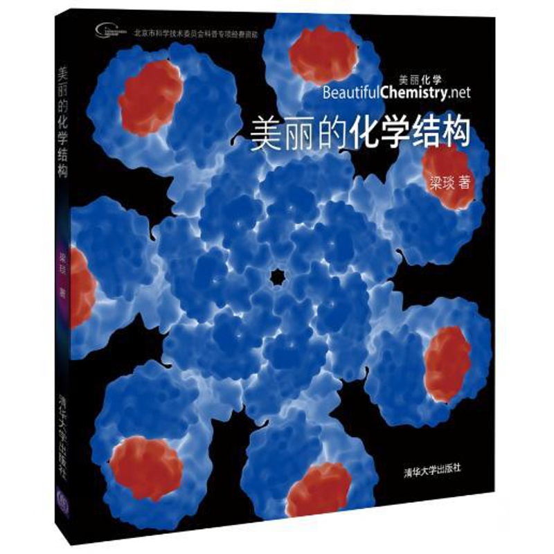 [正版]美丽的化学结构 梁琰 学物质粒子晶体原子等化学产品结构图集 化学符号化学键分子等化学知识化学结构高清大图