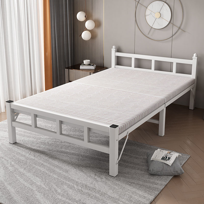 折叠床铁架床单人床双人床家用经济型成人铁床钢丝床出租屋简易床午休