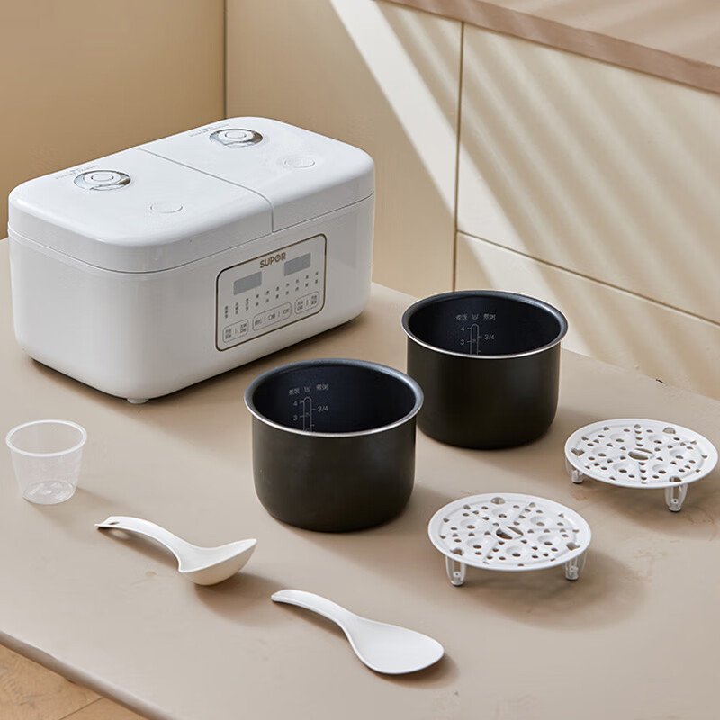 4l/升多功能智能煲汤蒸煮迷你小型预约微压全自动双控电饭锅sf20tc601