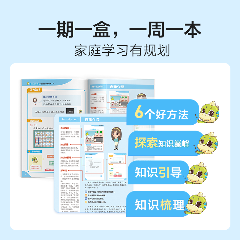 [共4盒]四年级语+数套装(送得力LCD小闹钟) 小学通用 [正版]学而思学而思秘籍智能教辅小学数学思维+小学语文阅读与