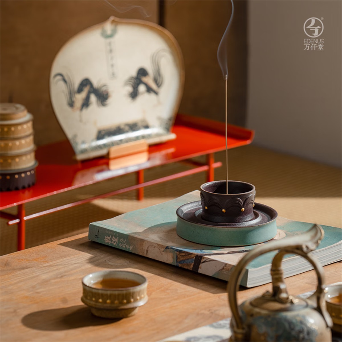 万仟堂(EDENUS)香薰茶杯摆件 敦煌器象系列 七级浮屠*香薰(新品)高清大图