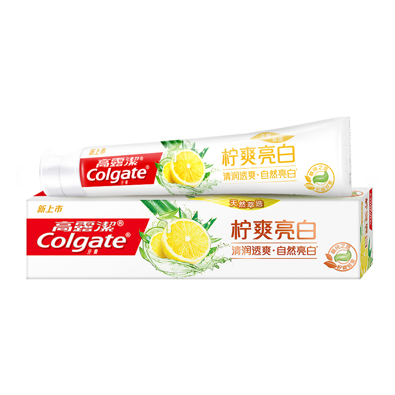 高露洁（Colgate）自然系列 牙膏家庭套装180gx3 共计540g 送小牙膏2支