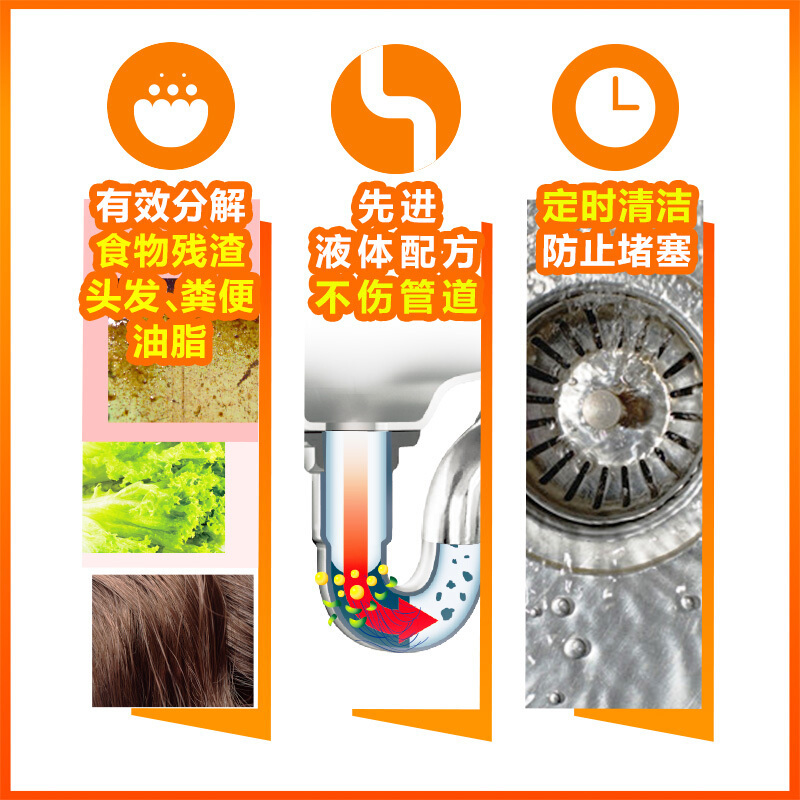 威猛先生 管道通500g*4瓶