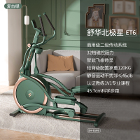 舒华椭圆机家用健身器械室内静音磁控运动椭圆仪太空漫步机E599 绿色