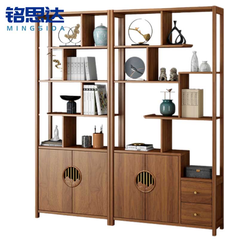 铭思达实木博古架180*30*200cm个高清大图