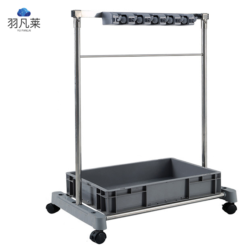 羽凡莱 落地式拖把架 5挂6钩 个高清大图