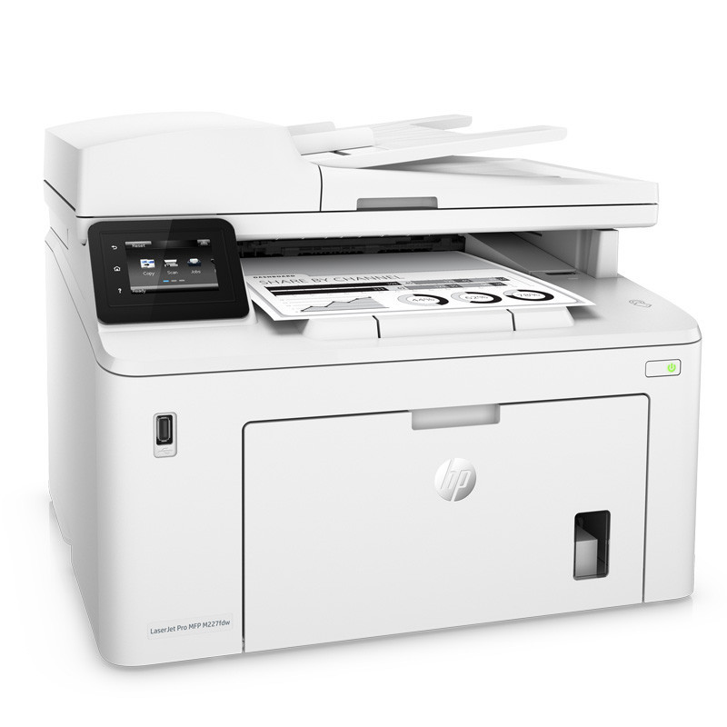 惠普(HP)LaserJet Pro MFP M227fdw激光多功能一体机(打印、复印、扫描、传真、自动双面打印)高清大图