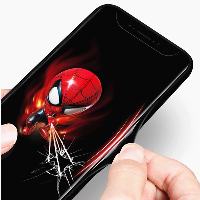 HIGE/苹果X豪华车标手机壳 个性定制玻璃背板车标系列 iphone X防摔保护套壳 5.8英寸 奔驰车标