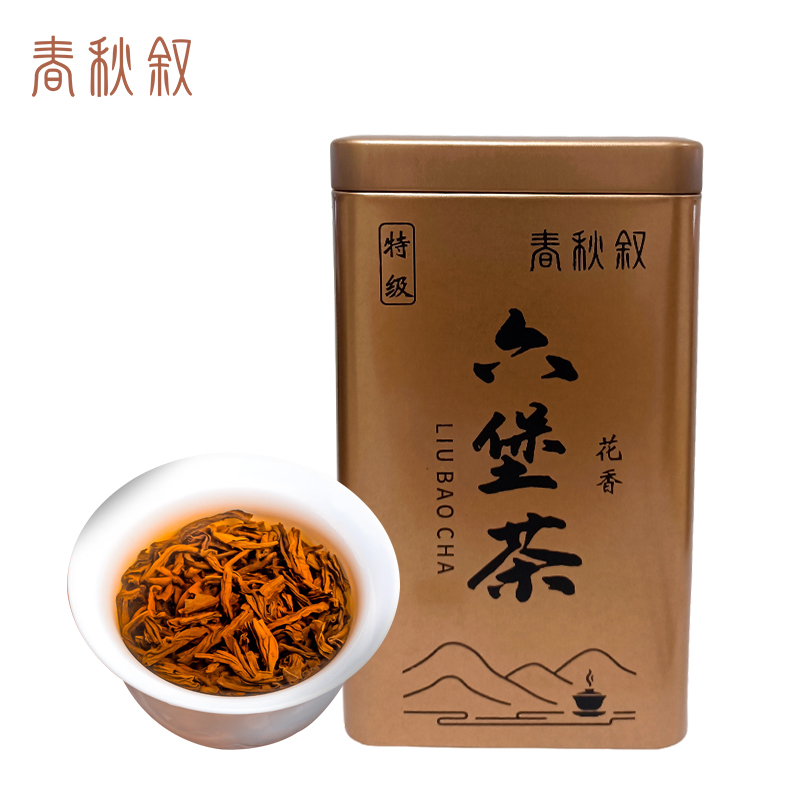 春秋叙 花香六堡茶(特级) 250g/罐高清大图