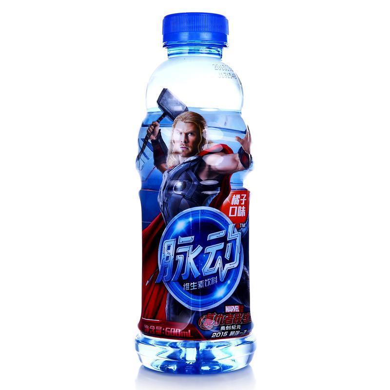 脉动mizone橘子味运动饮料600ml