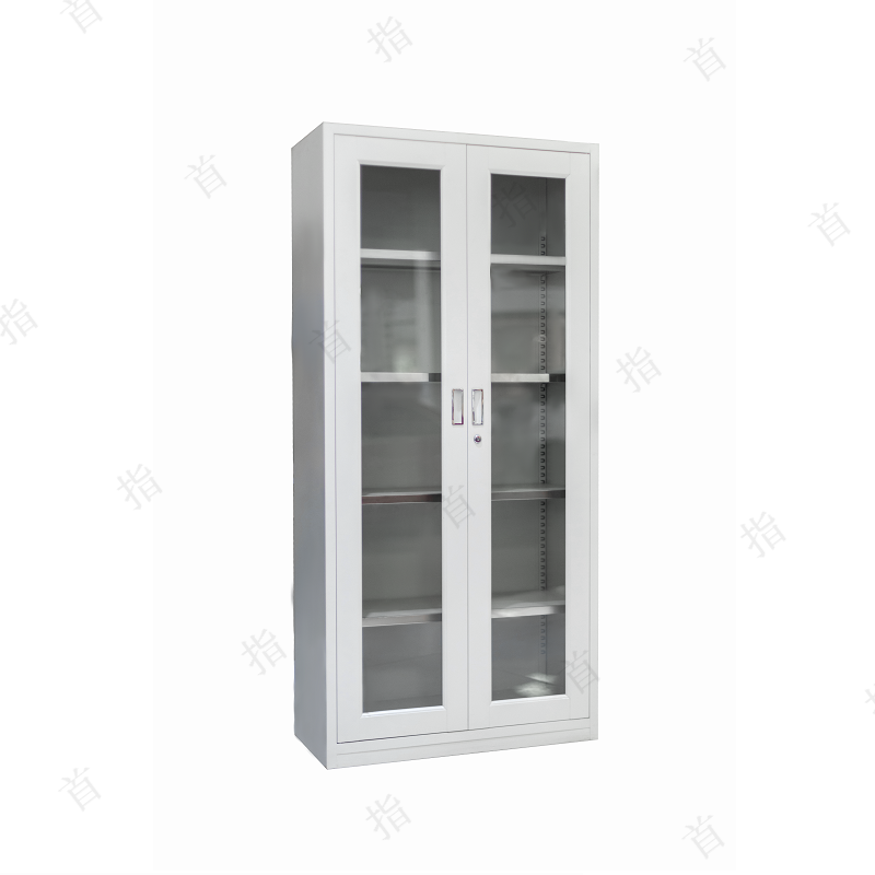 首指（SZ)文件柜/铁皮柜/通体玻璃柜CX-W-006 灰白