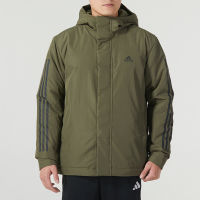 阿迪达斯 （adidas）男装棉服新款运动时尚潮流休闲保暖棉衣外套JY8303 ZP L IP2535/橄榄绿