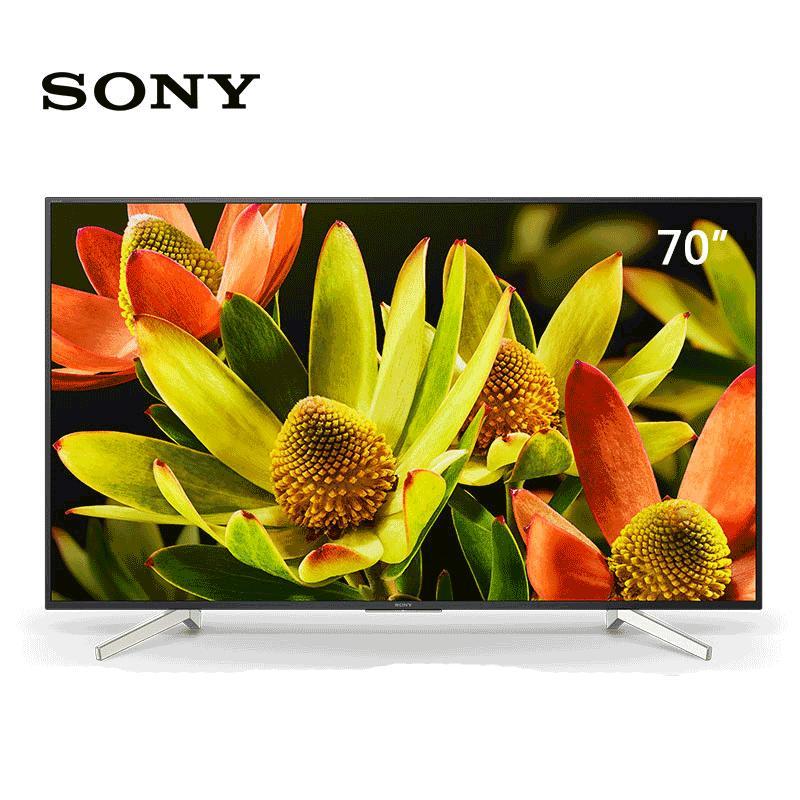 索尼(SONY)KD-70X8300F 70英寸 4K液晶 HDR智能电视 纤巧窄边框 安卓7.0