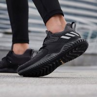 Adidas2021新款阿迪达斯男鞋黑武士运动鞋阿尔法小椰子轻便跑步鞋