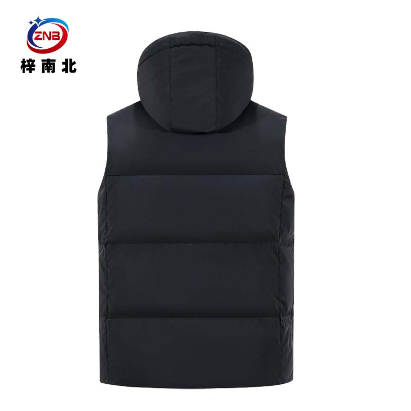 梓南北 90白鸭绒羽绒马甲 加厚羽绒马甲 ZN/YR03 件高清大图