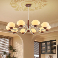 雷士照明[木棉]中古风木棉客厅吊灯国潮新中式灯具复古风卧室吊灯