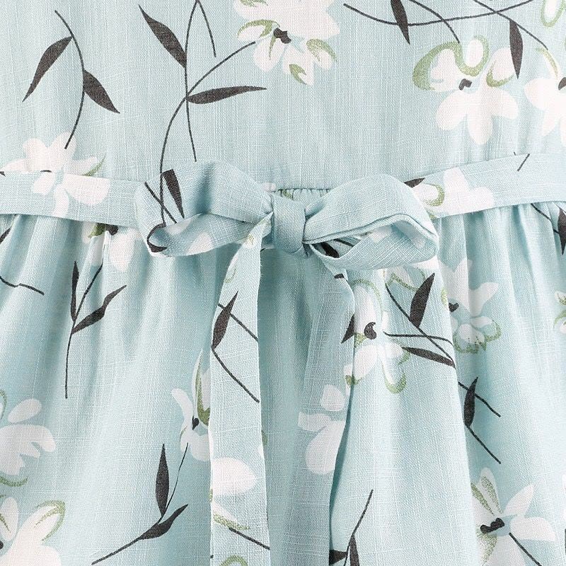 迪鲁奥(DILUAO)孕妇装夏 2021夏装孕妇连衣裙中长款时尚潮妈可外出哺乳连衣裙喂奶孕妇裙子F271- 翠花裙 均码图片